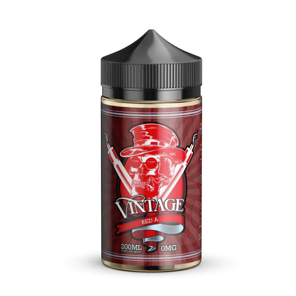Vintage 200ml Red A. Shortfill E-Liquid