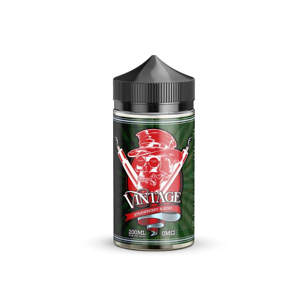 Vintage 200ml Strawberry & Kiwi Shortfill E-Liquid
