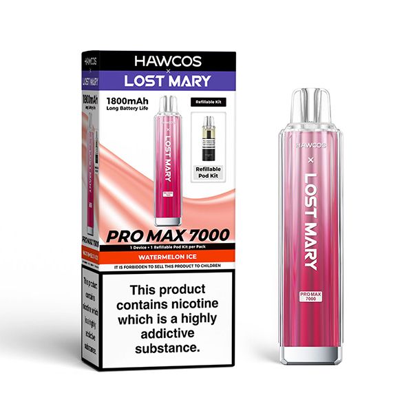 Lost Mary x Hawcos Pro Max 7000 Pod Vape Kit (Box of 10)