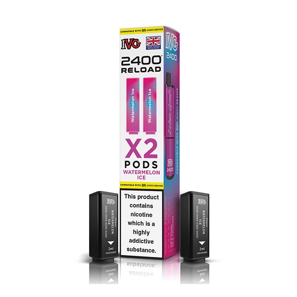 IVG 2400 Reload 2 in 1 Prefilled Pods 20mg(box of 5)