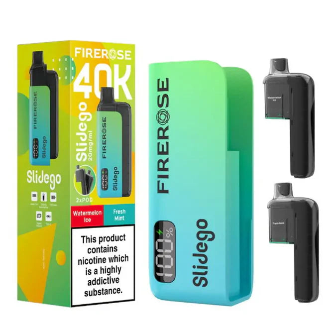 Firerose Slidego 40K Prefilled Vape Kit (Box of 5)