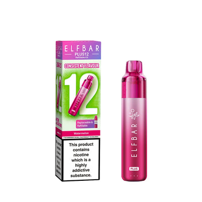 Elf Bar Plus 12 Prefilled Pod Vape Kit (Box of 5)