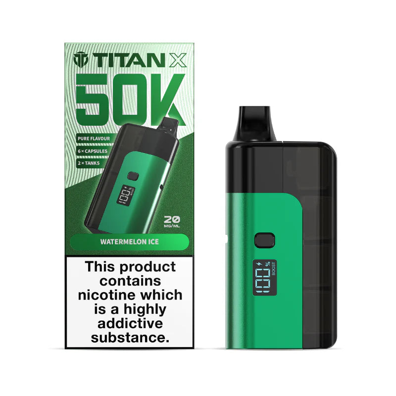 Titan X 50K Prefilled Pod Kit (Box of 5)