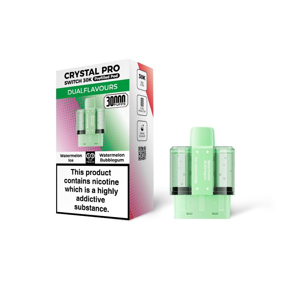 Crystal Pro Switch 30K Prefilled Replacement Pods(Box of 5)