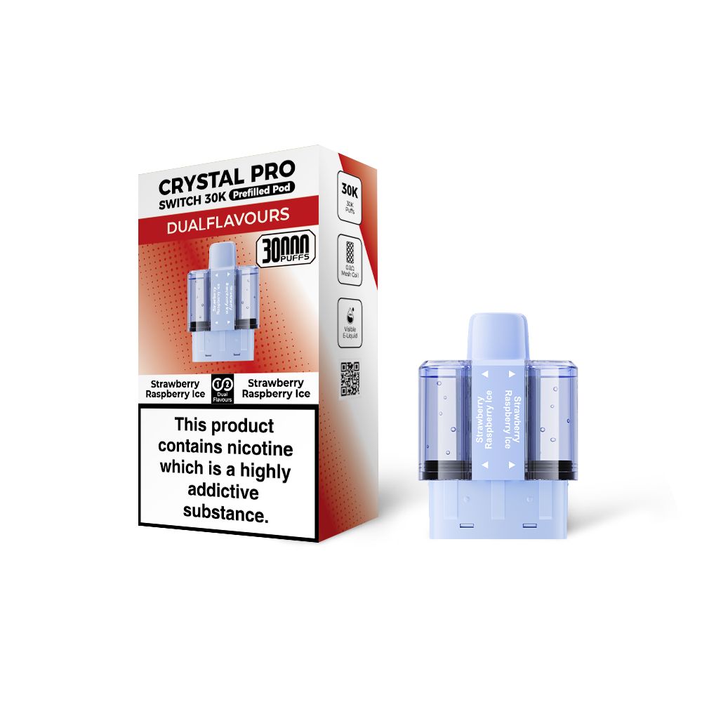 Crystal Pro Switch 30K Prefilled Replacement Pods(box of 5)