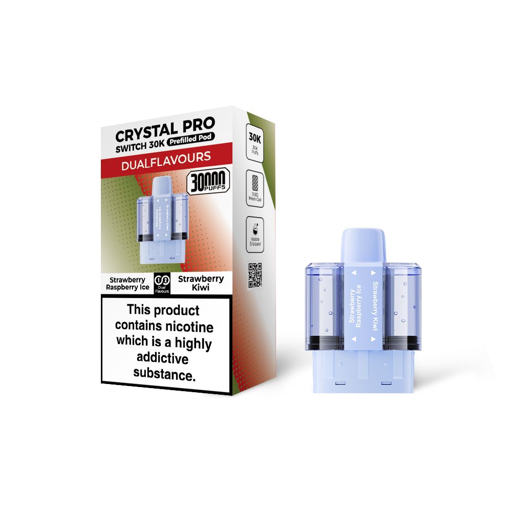 Crystal Pro Switch 30K Prefilled Replacement Pods(Box of 5)