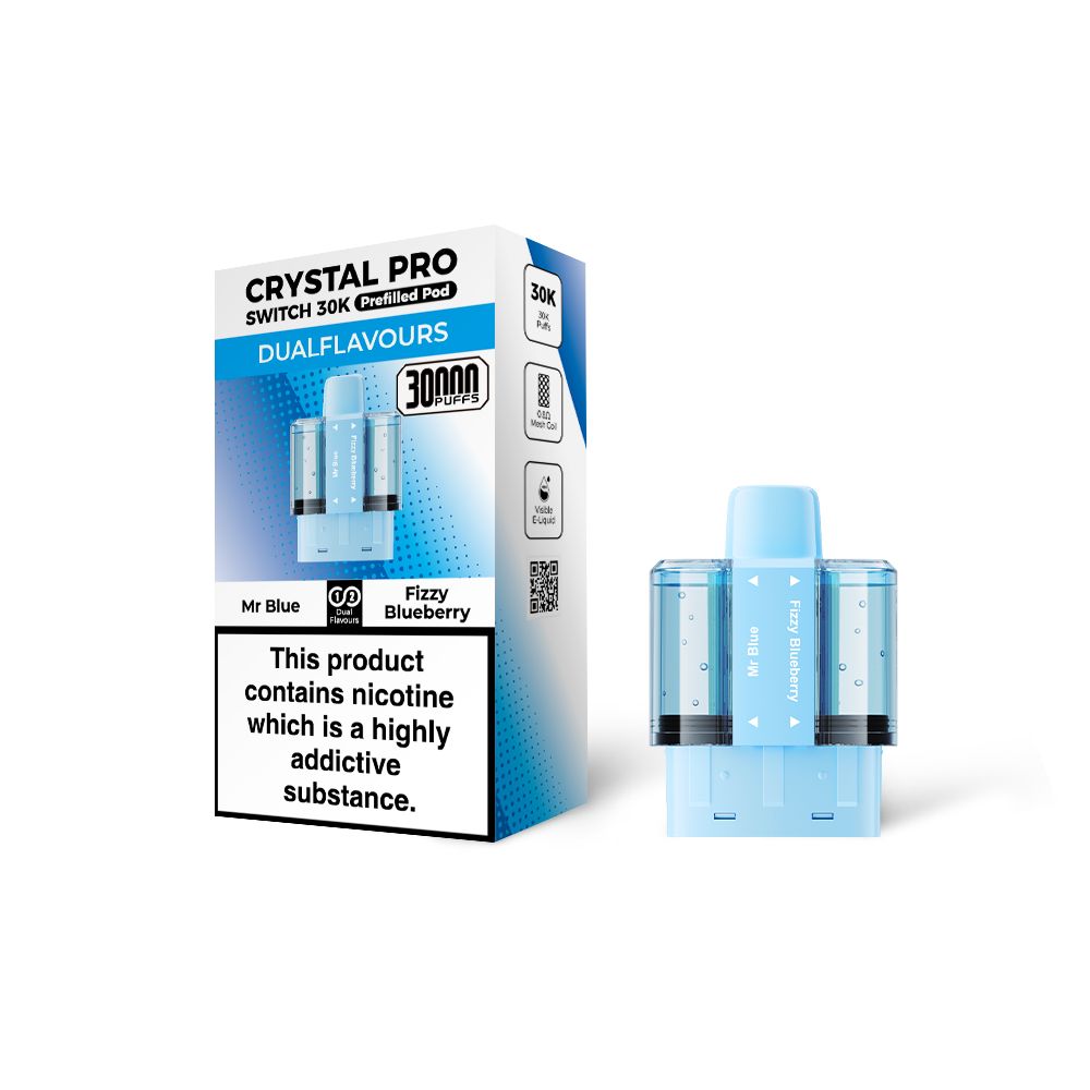 Crystal Pro Switch 30K Prefilled Replacement Pods(box of 5)