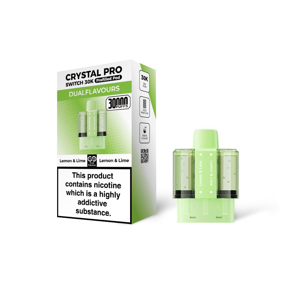 Crystal Pro Switch 30K Prefilled Replacement Pods(box of 5)