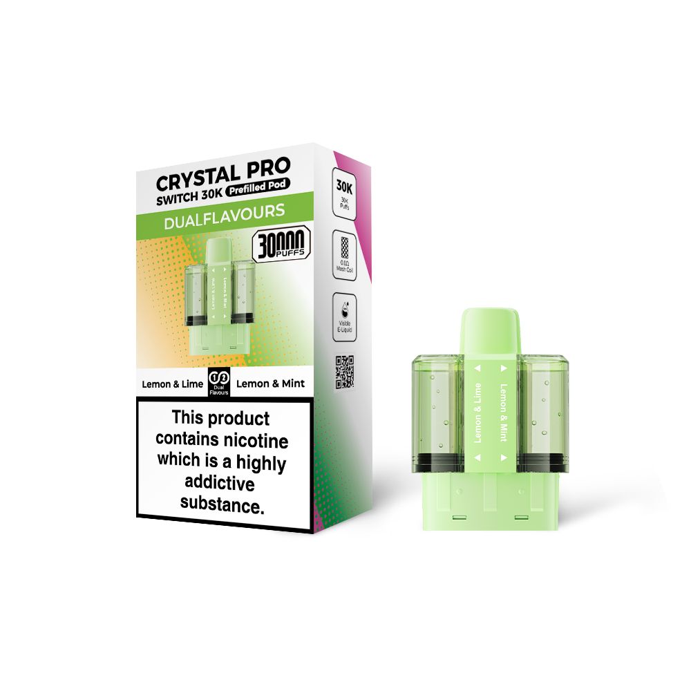 Crystal Pro Switch 30K Prefilled Replacement Pods(box of 5)