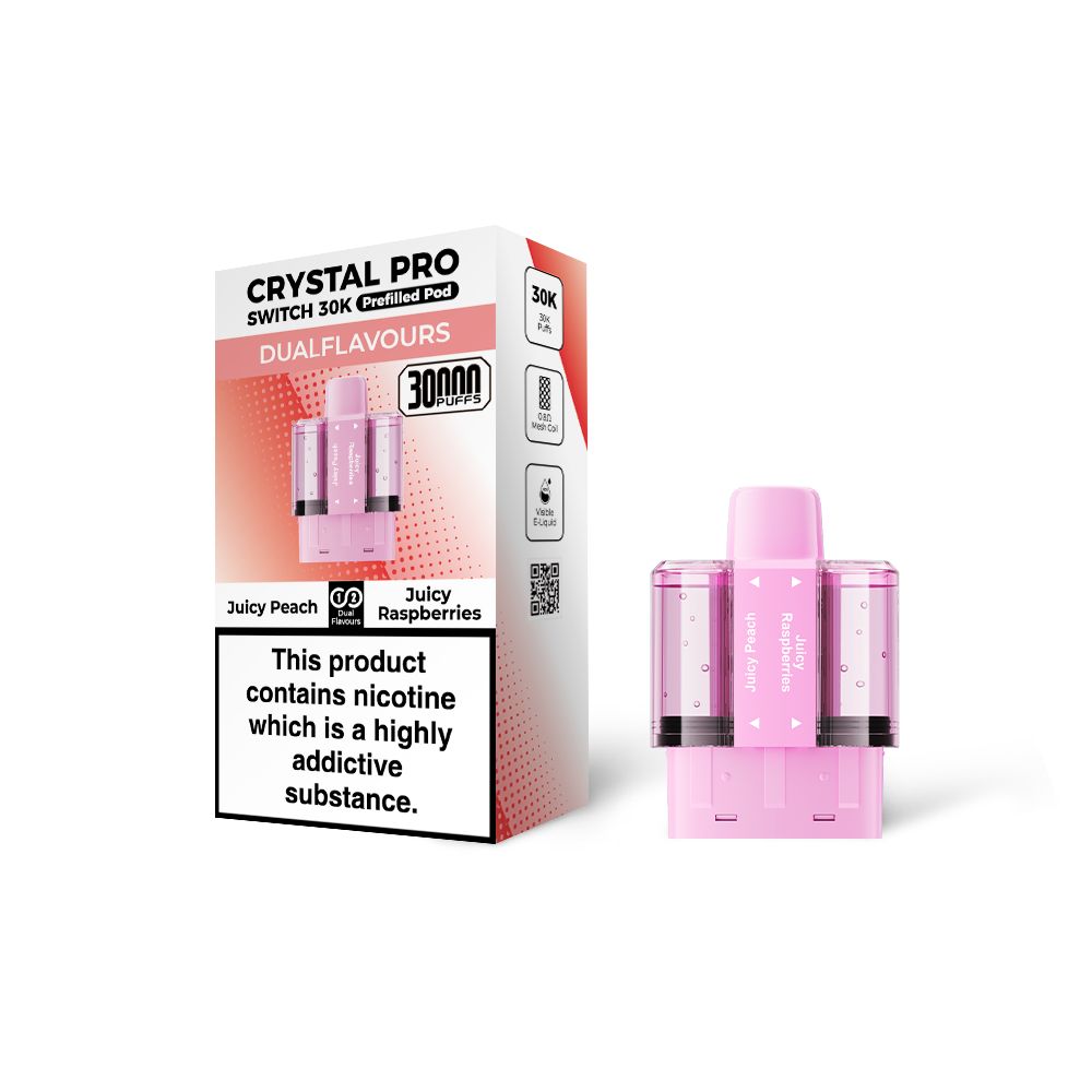 Crystal Pro Switch 30K Prefilled Replacement Pods(box of 5)