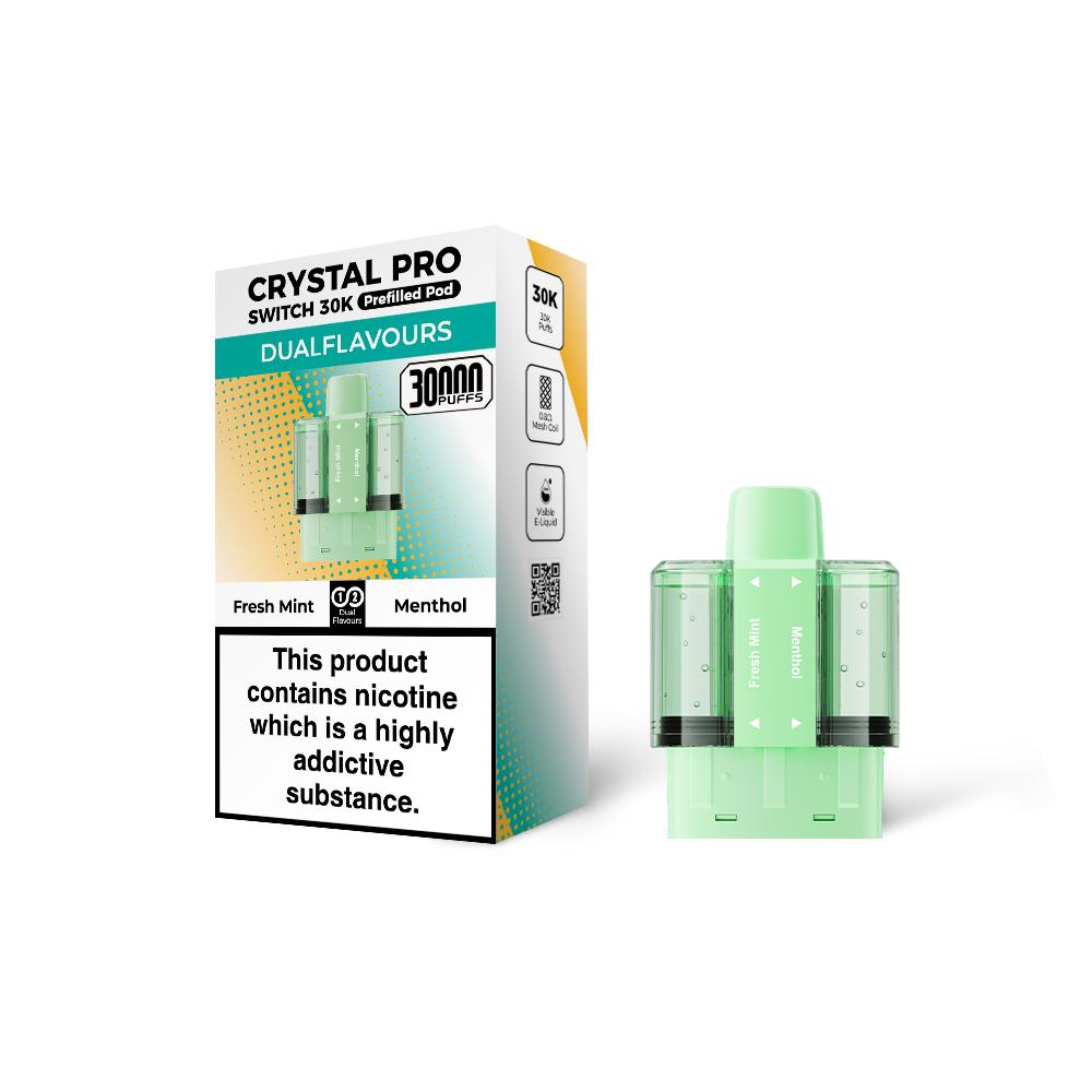 Crystal Pro Switch 30K Prefilled Replacement Pods(Box of 5)