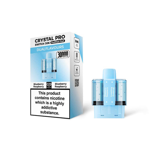 Crystal Pro Switch 30K Prefilled Replacement Pods(Box of 5) pod kit UK - VaperzHub
