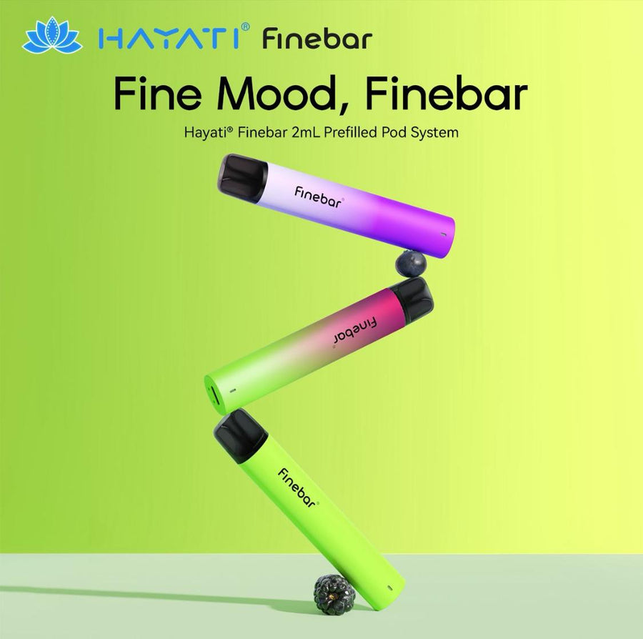 Hayati Fine Bar 2 ml Closed Prefilled Pod System (box of 5) vape pod UK - VaperzHub
