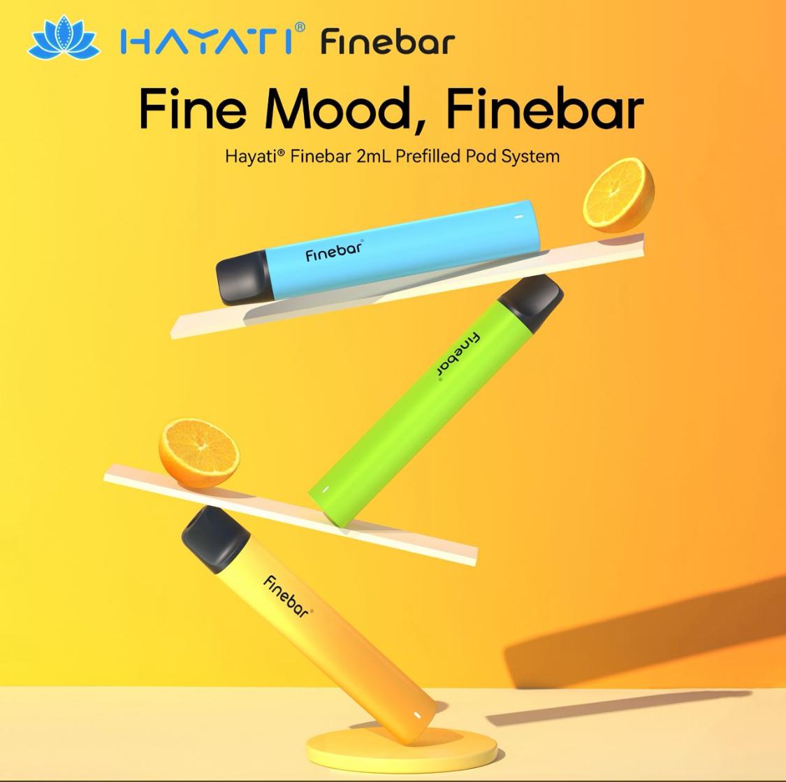 Hayati Fine Bar 2 ml Closed Prefilled Pod System (box of 5)