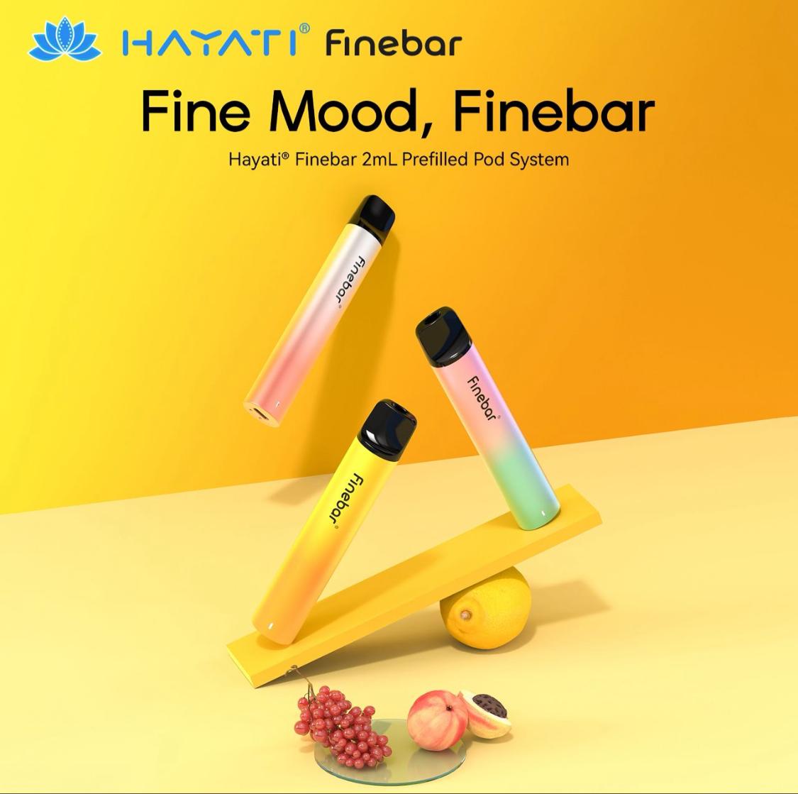 Hayati Fine Bar 2 ml Closed Prefilled Pod System (box of 5)