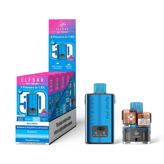 Elf Bar 4-in-1 Ultra 50 Vape Kit (Box of 5) vape kit UK - VaperzHub