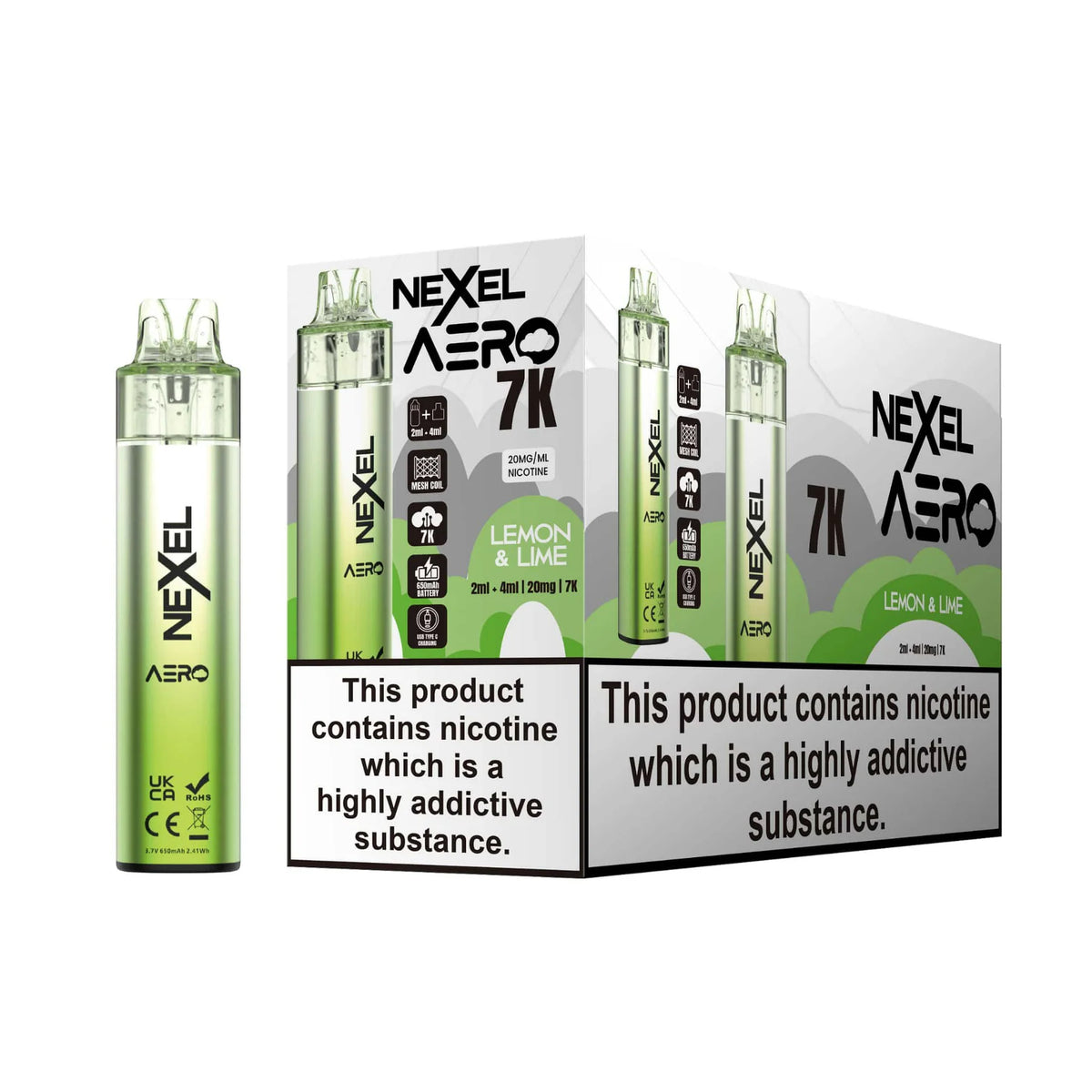Nexel Aero 7K Vape Kit (Box of 5)