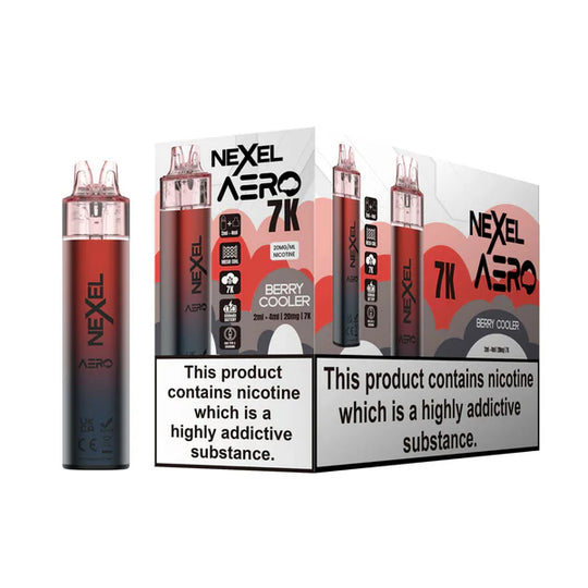 Nexel Aero 7K Vape Kit (Box of 5) TPD compliant disposable vape buy online UK VaperzHub 6