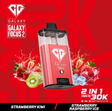 Crystal Galaxy Focus 2 30k Vape Kit Strawberry Kiwi / Strawberry Raspberry Ice (Box of 5) disposable vape UK -