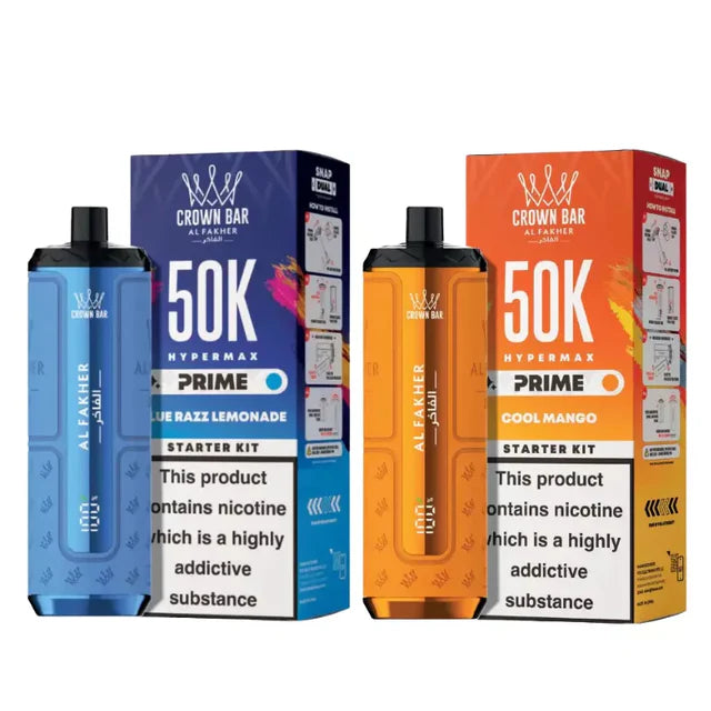 Al Fakher Hypermax Prime 50K Prefilled Pod Kit — Box of 5