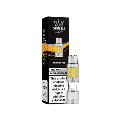 Al Fakher Crown Bar Mini 3K Refill Pods (Box of 5) 3000 puffs vape pod UK - VaperzHub