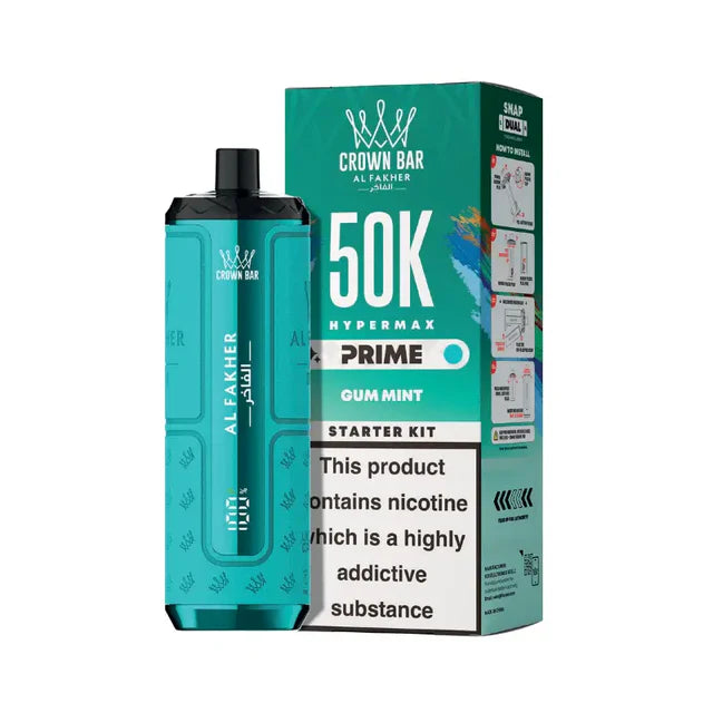 Al Fakher Hypermax Prime 50K Prefilled Pod Kit — Box of 5