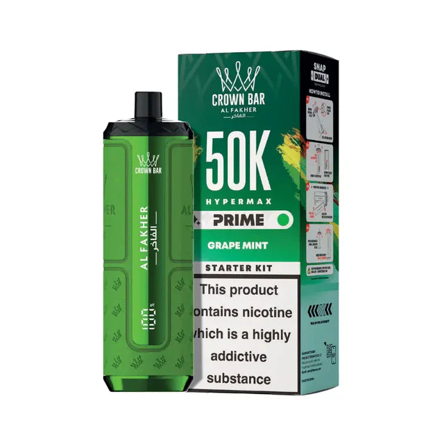 Al Fakher Hypermax Prime 50K Prefilled Pod Kit — Box of 5