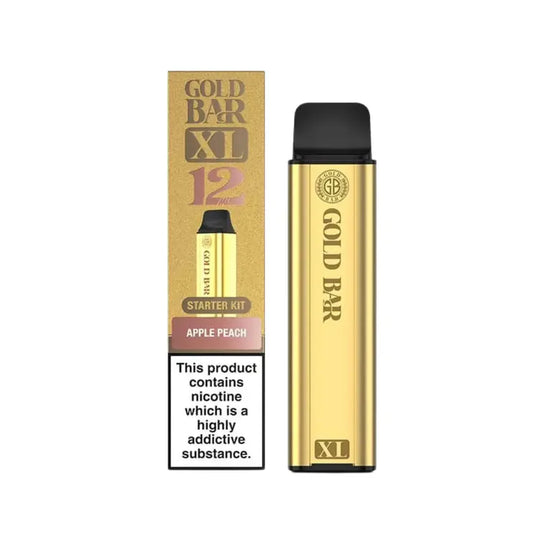 Gold Bar XL Prefilled Pod Kit (Box of 5) 10000 puffs disposable vape UK - VaperzHub