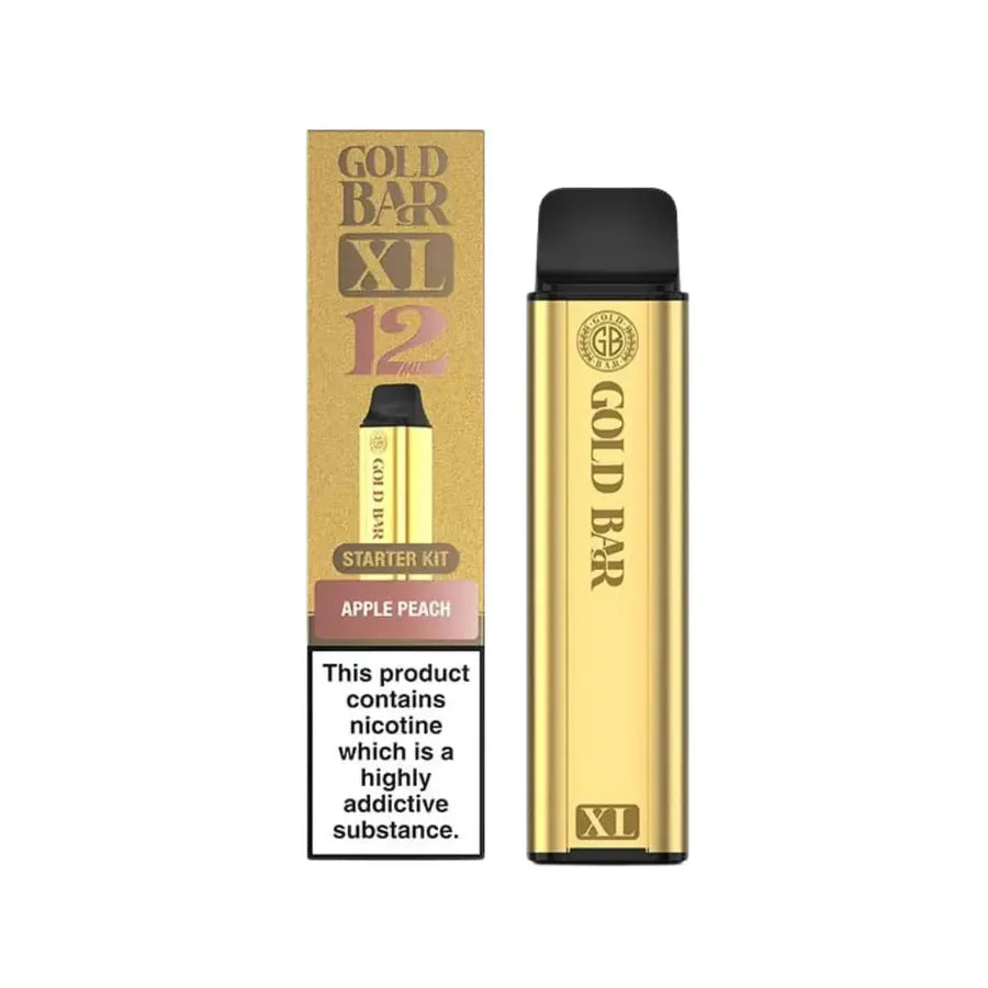 Gold Bar XL Prefilled Pod Kit (Box of 5) 10000 puffs disposable vape UK - VaperzHub