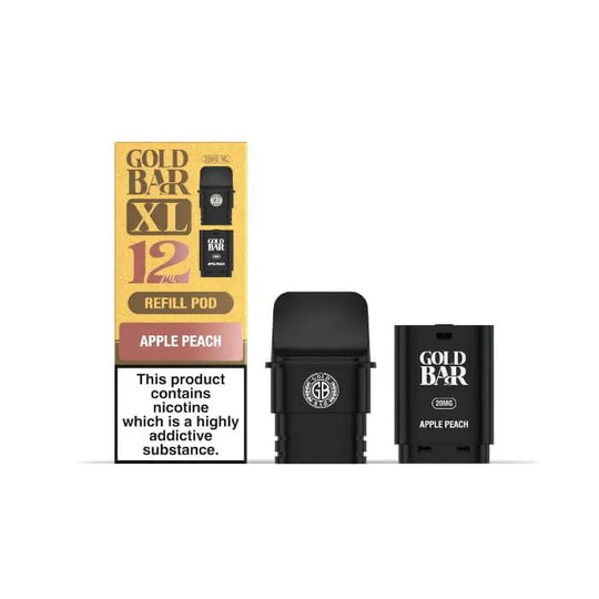 Gold Bar XL Refill Pod (Box of 5) TPD compliant vape pod buy online UK VaperzHub 9