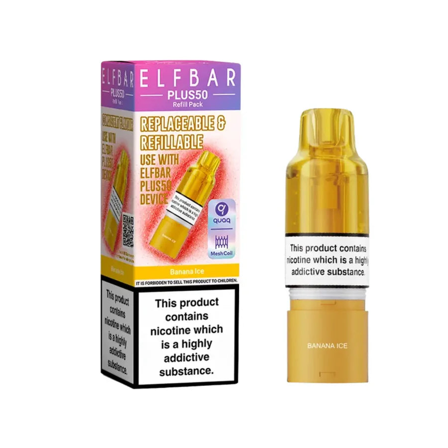 Elf Bar Plus 50 Refill Pods (Box of 5)