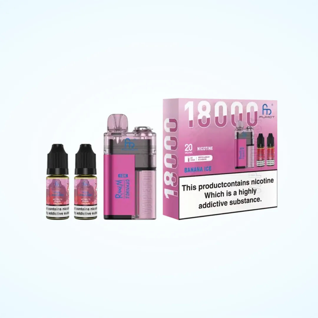 FUMOT RandM Tornado 18k Pod Vape Kit (Box of 5)