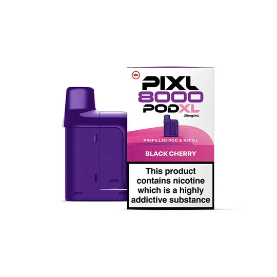 PIXL 8000 Prefilled Refill Pods (Box of 5) TPD compliant vape pod buy online UK VaperzHub 15