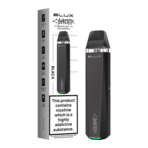 CYBEROVER P1 POD KIT by ELUX TPD compliant pod kit buy online UK VaperzHub 3