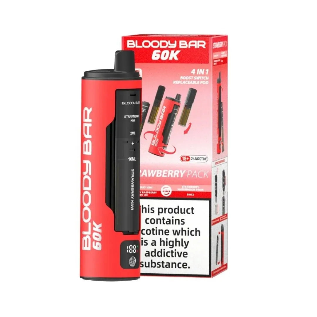  Bloody Bar 60K Prefilled Vape Kit (Box of 5)