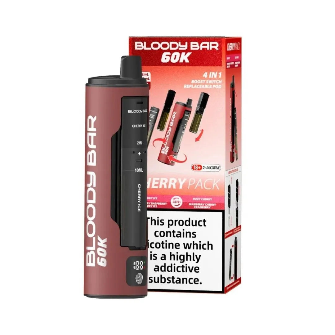  Bloody Bar 60K Prefilled Vape Kit (Box of 5)