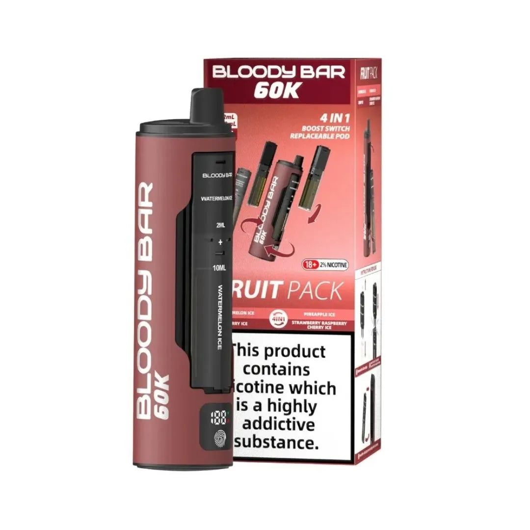  Bloody Bar 60K Prefilled Vape Kit (Box of 5)