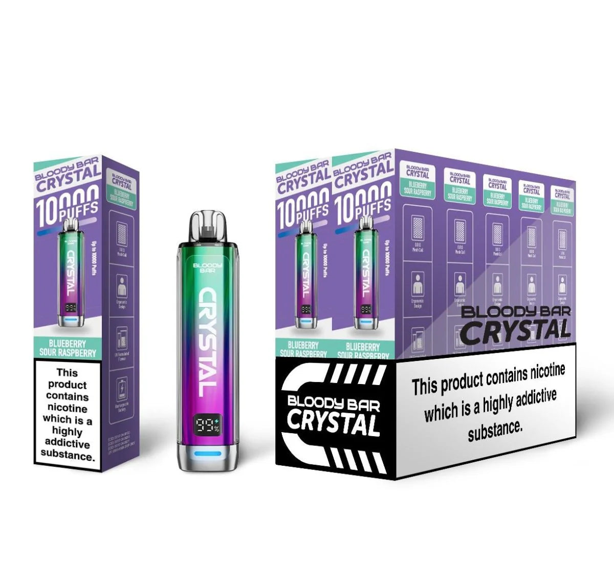 Bloody Bar Crystal 10k Disposable Vape - (BOX OF 10)