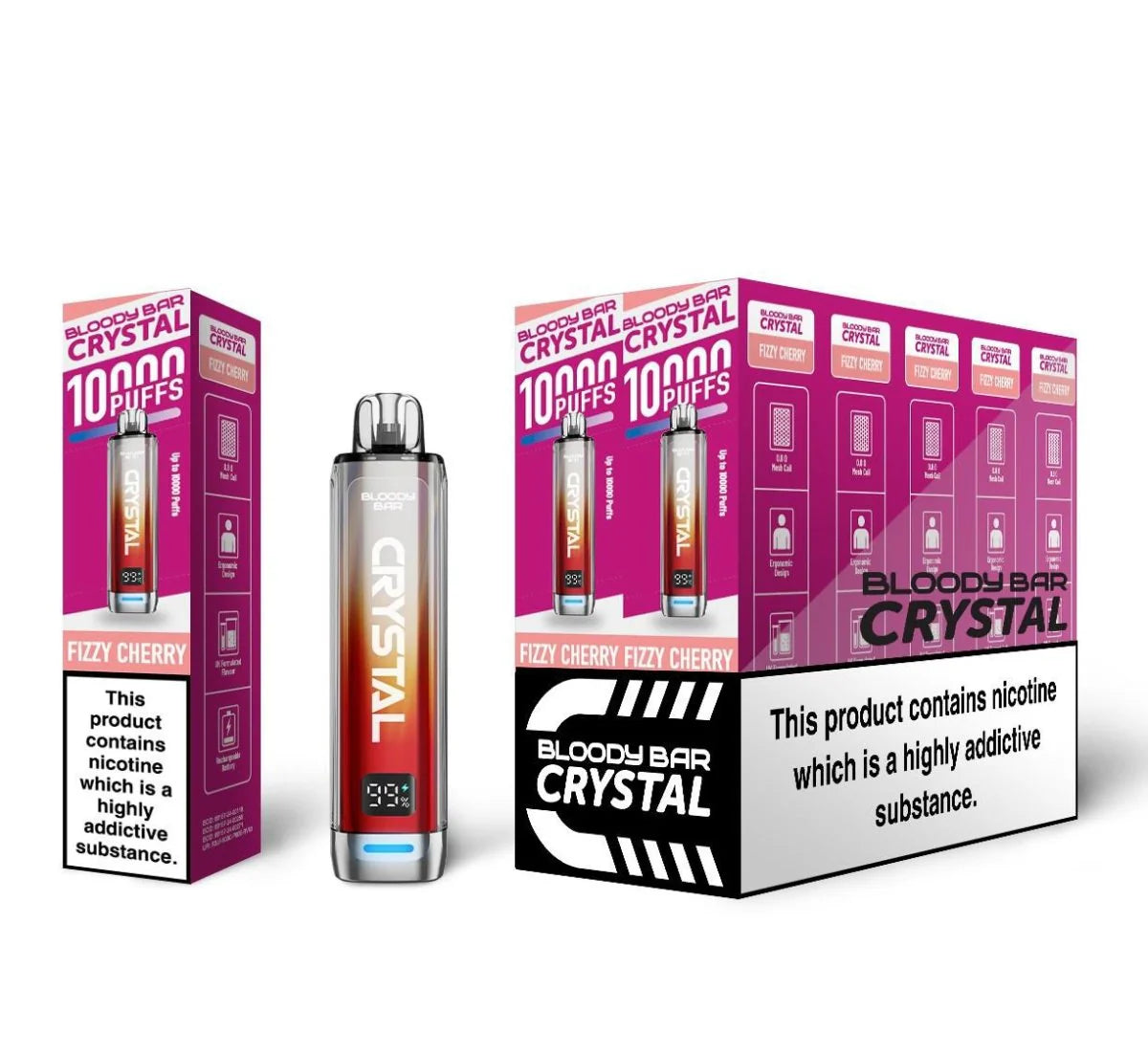 Bloody Bar Crystal 10k Disposable Vape - (BOX OF 10)