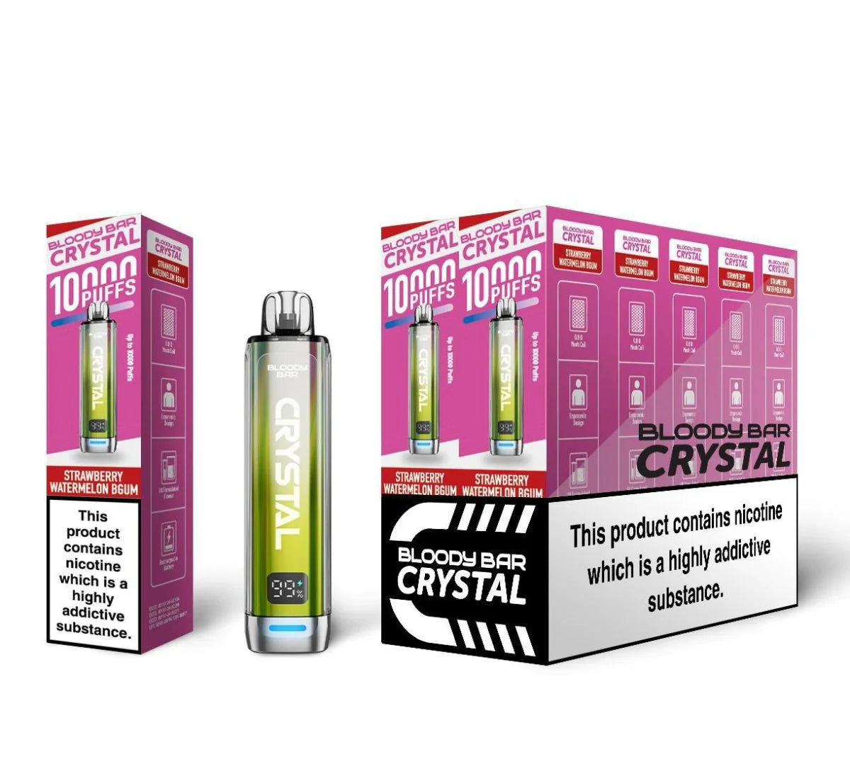 Bloody Bar Crystal 10k Disposable Vape - (BOX OF 10)