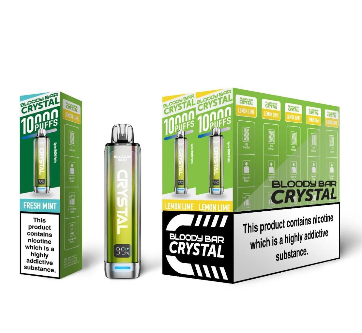 Bloody Bar Crystal 10k Disposable Vape - (BOX OF 10)