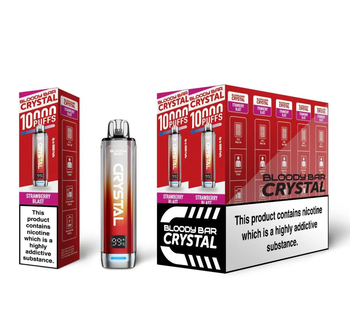 Bloody Bar Crystal 10k Disposable Vape - (BOX OF 10)