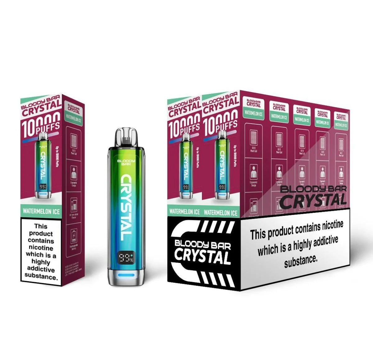Bloody Bar Crystal 10k Disposable Vape - (BOX OF 10)