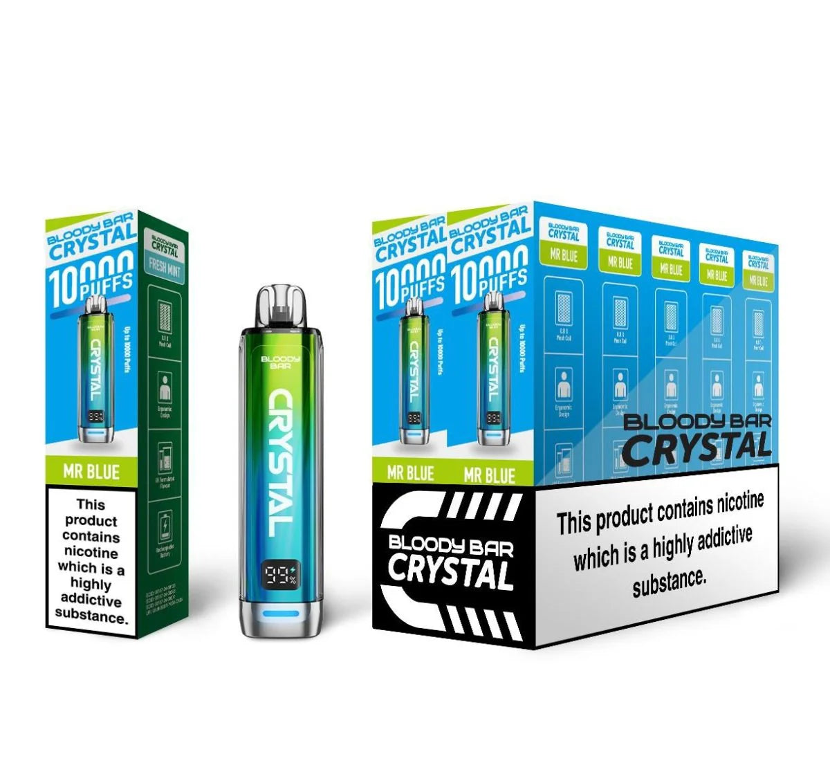 Bloody Bar Crystal 10k Disposable Vape - (BOX OF 10)