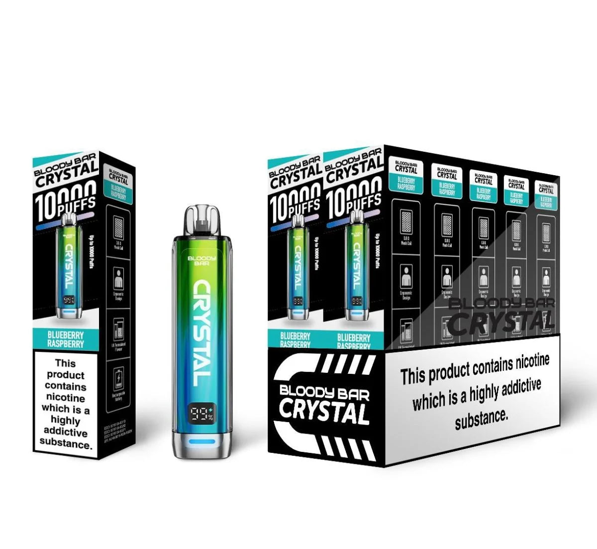 Bloody Bar Crystal 10k Disposable Vape - (BOX OF 10)
