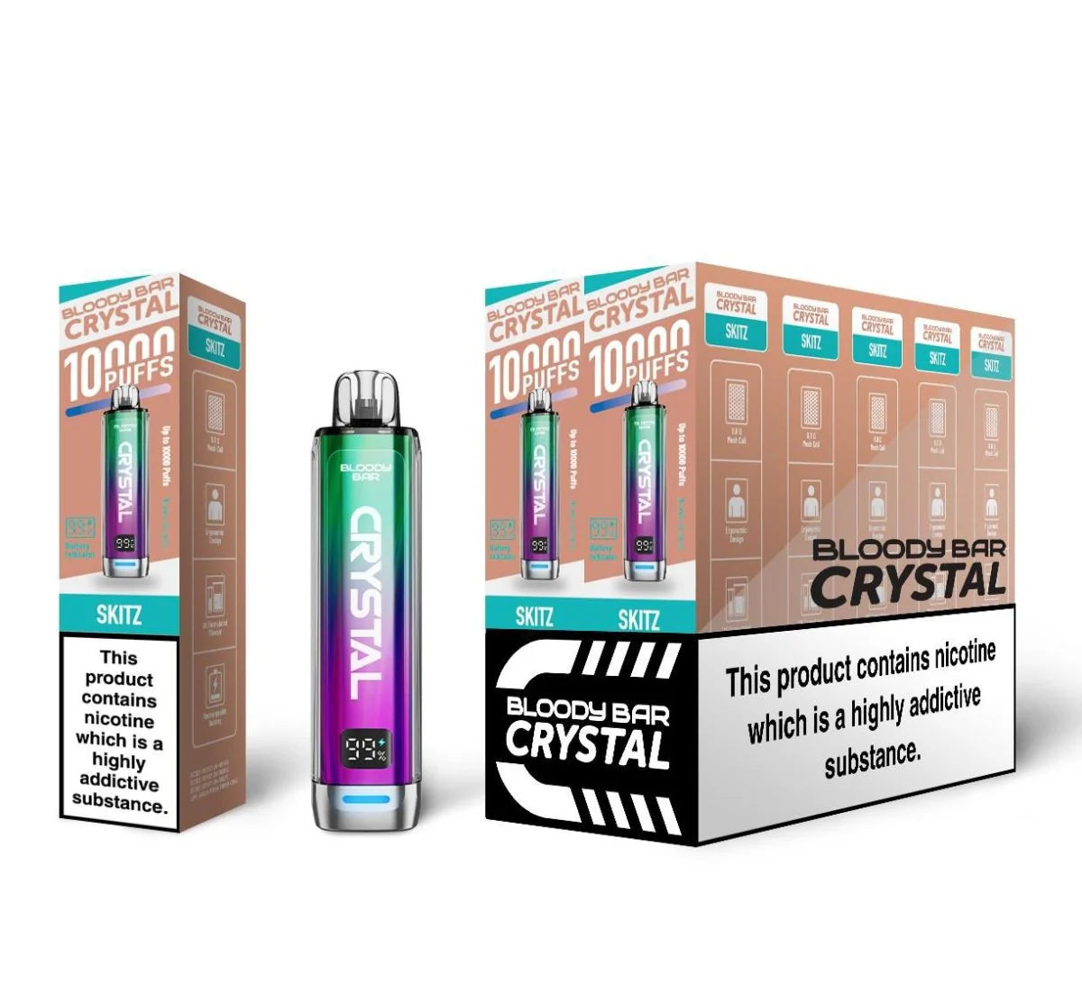 Bloody Bar Crystal 10k Disposable Vape - (BOX OF 10)