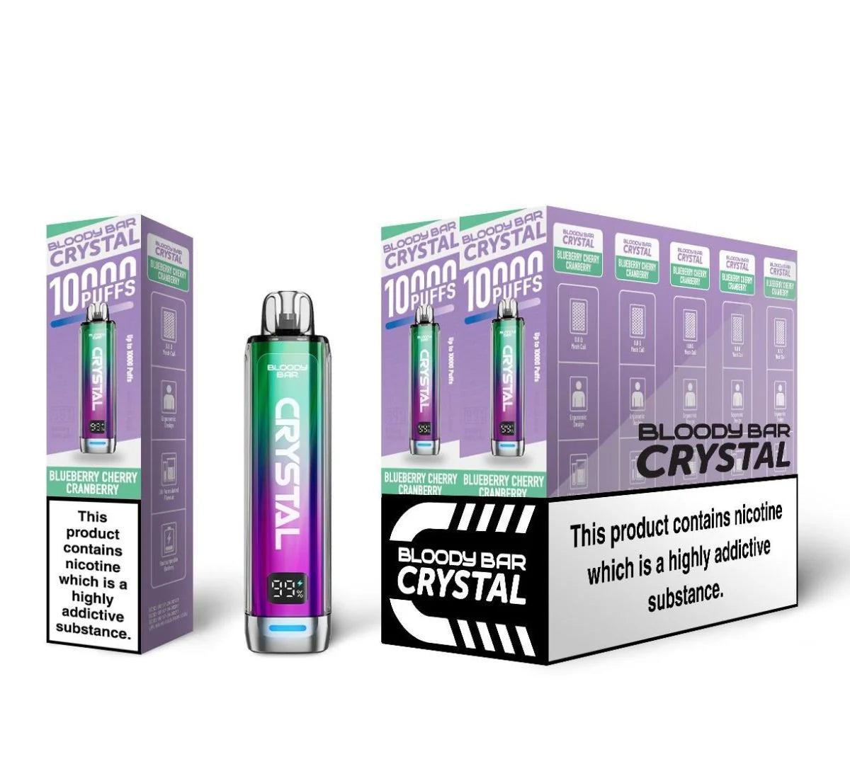 Bloody Bar Crystal 10k Disposable Vape - (BOX OF 10)