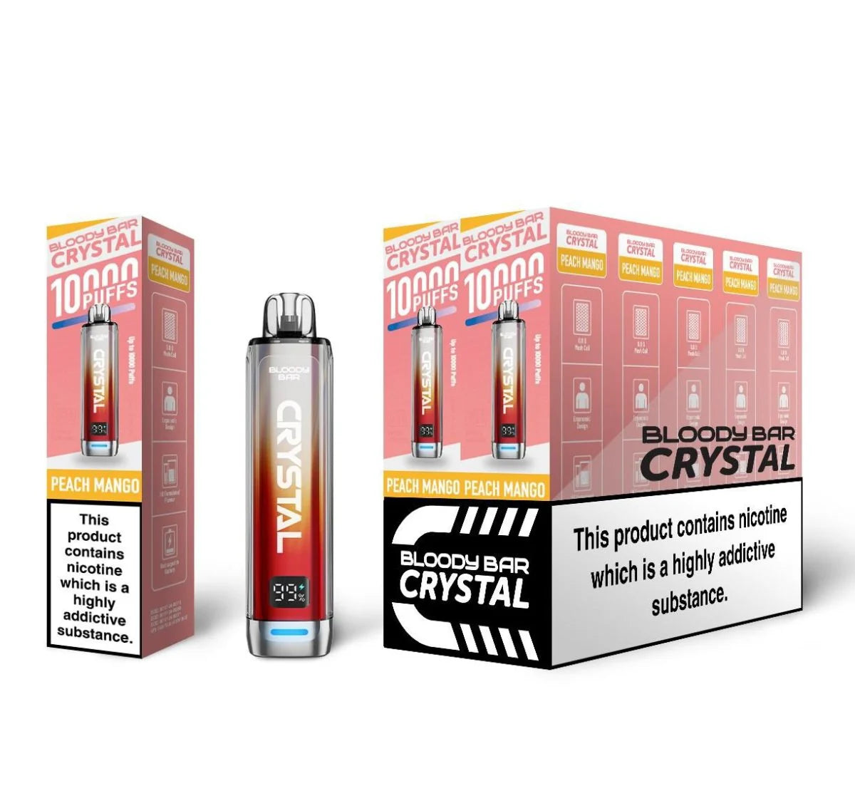 Bloody Bar Crystal 10k Disposable Vape - (BOX OF 10)