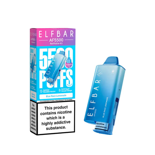 Buy Elf Bar AF5500 Prefilled Pod Kit (Box of 5) online UK fast delivery VaperzHub