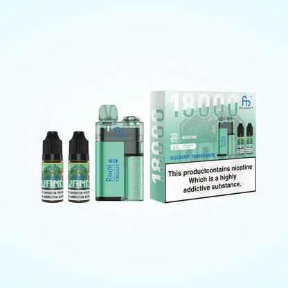 FUMOT RandM Tornado 18k Pod Vape Kit (Box of 5)